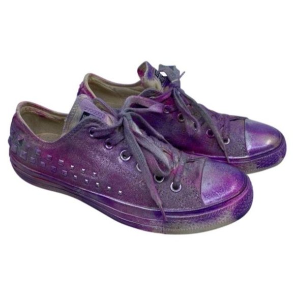 Converse Shoes - Converse Sneakers Customized Multicolor Womens 8.5